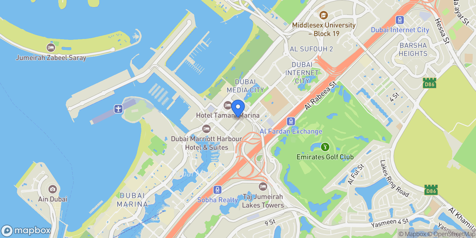 Map showing Al Khayay St - Dubai - United Arab Emirates, Dubai, Dubai, United Arab Emirates.