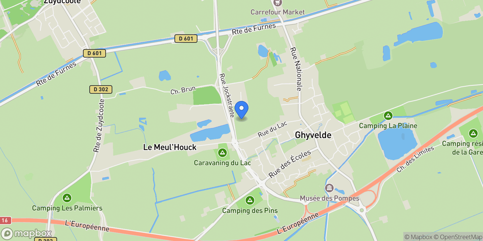 Map showing Ghyvelde, Ghyvelde, Ghyvelde, Hauts-de-France, France.