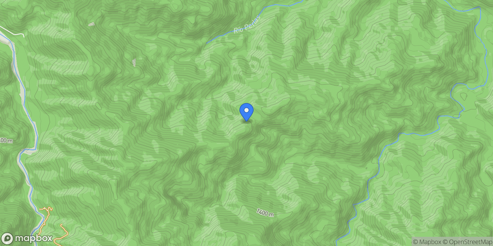 Map showing Costa Rica.