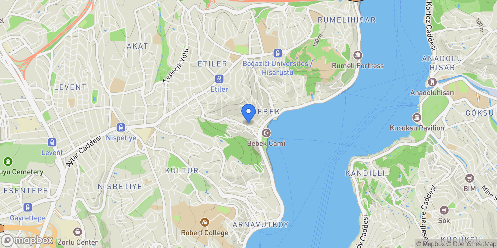 Map showing #Yamaç Apartmanı, Beşiktaş, İstanbul, İstanbul, İstanbul, Turkey.