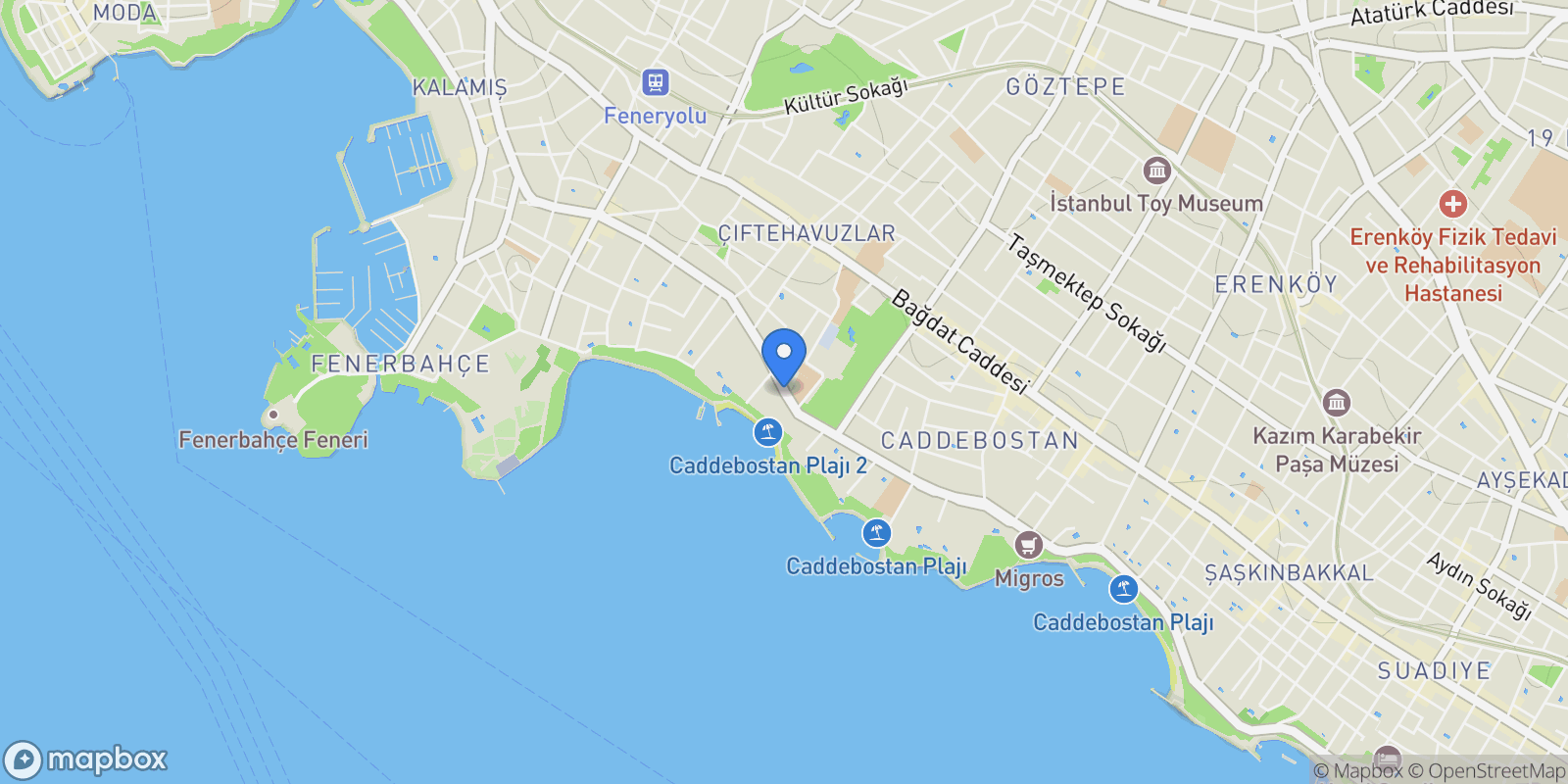 Map showing Cemil Topuzlu caddesi, İstanbul, Kadiköy 34893, İstanbul, İstanbul, Turkey.