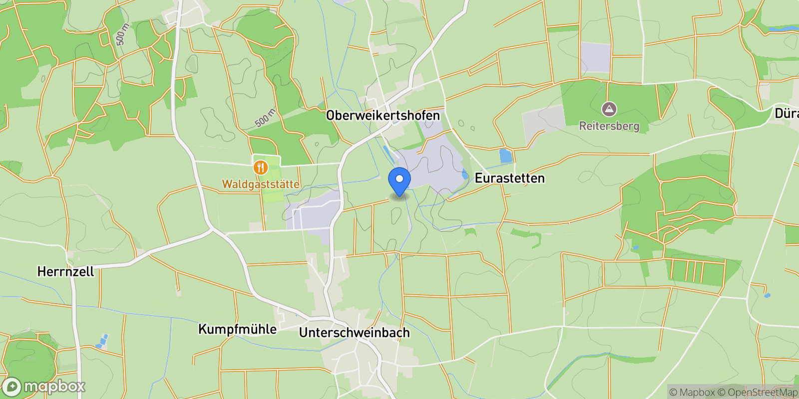 Map showing Egenhofen, BY 82281, Egenhofen, Bavaria, Germany.