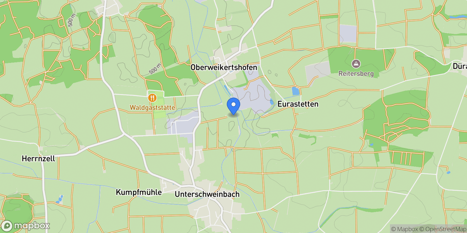 Map showing Egenhofen, BY 82281, Egenhofen, Bavaria, Germany.