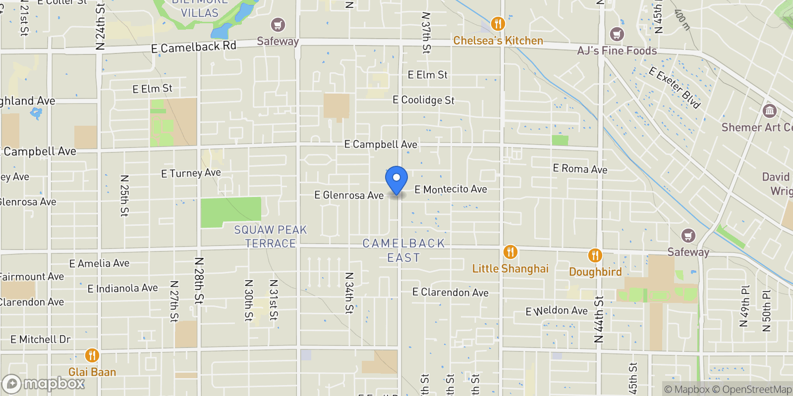 Map showing 4246 N 36TH ST 99, Phoenix, Arizona, United States.