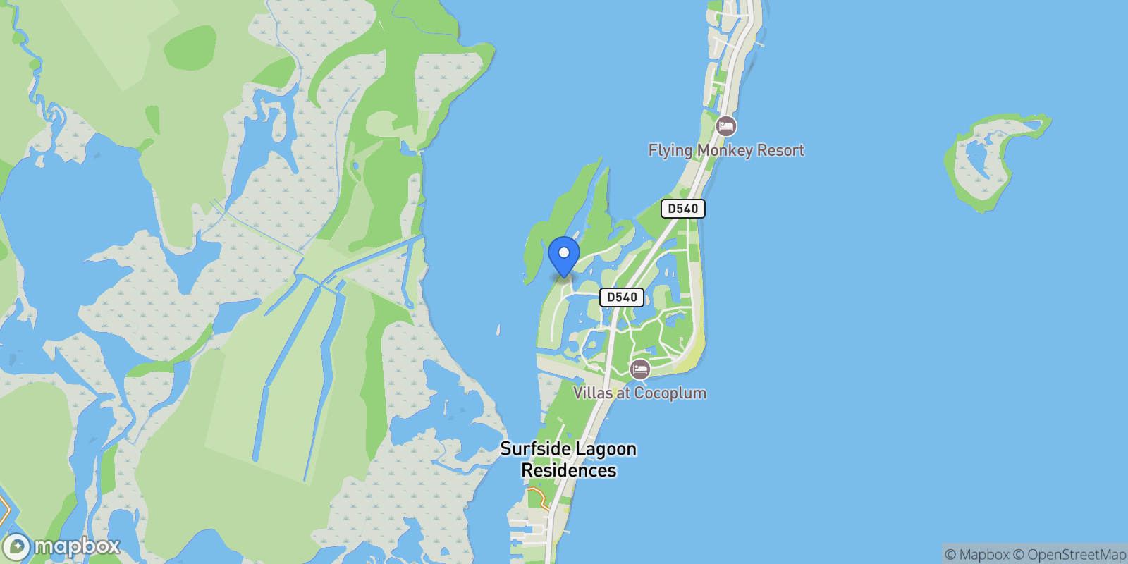 Map showing 2601(Lot3) Naia Resort & Spa, Seine Bight, Stann Creek District, Belize.