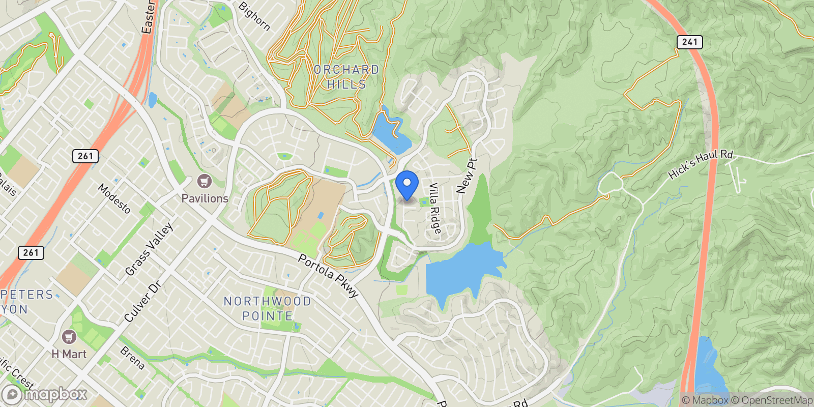 Map showing 147 Oceano, Irvine, CA 92602, Irvine, California, United States.
