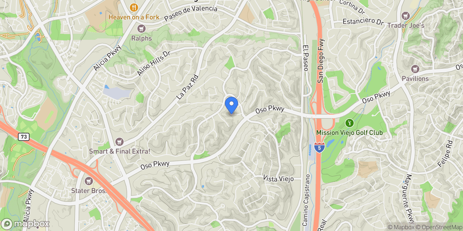 Map showing 25512 Saddle Rock Place, Laguna Hills, CA 92653, Laguna Hills, California, United States.