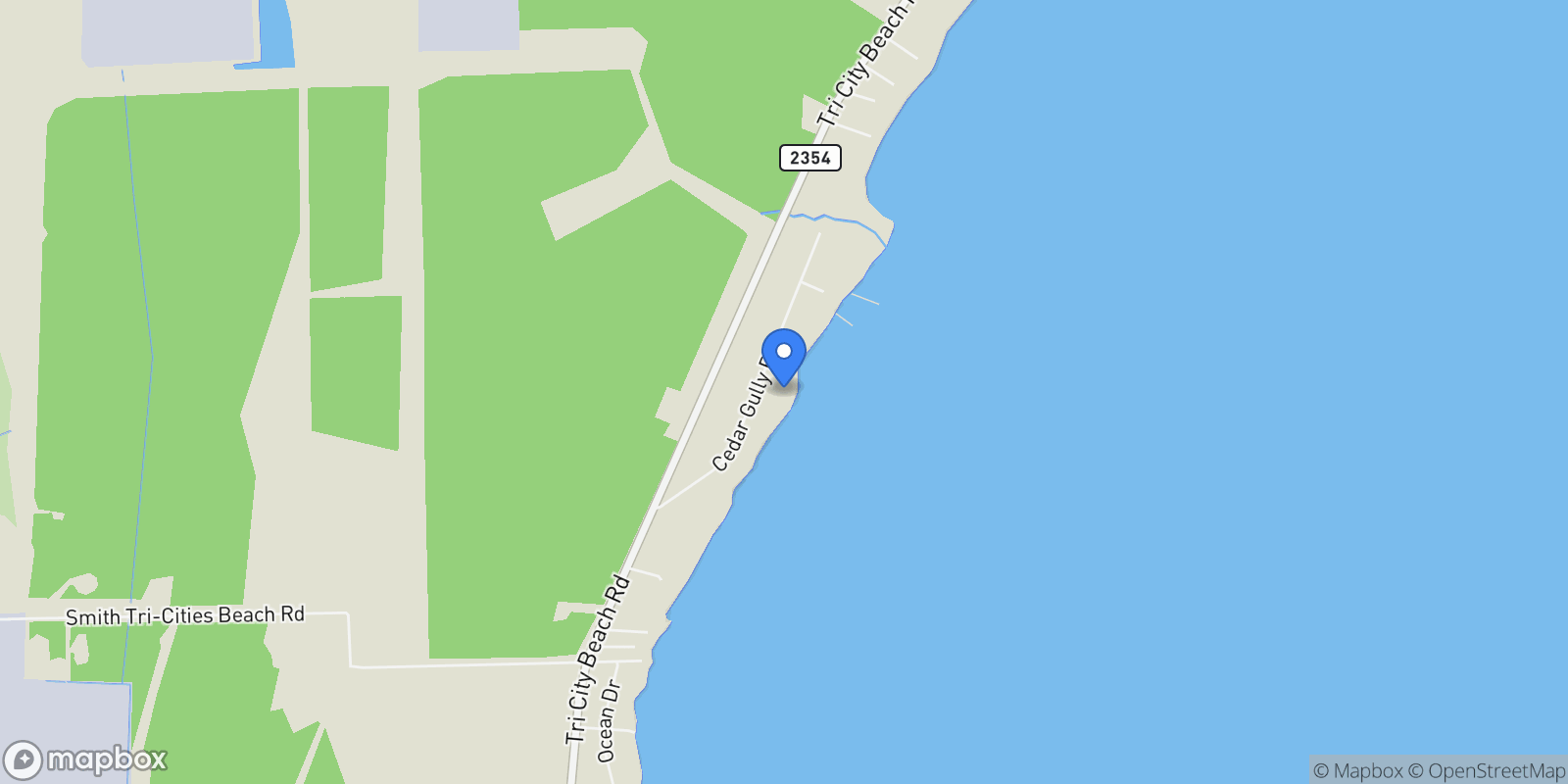 Map showing 11610 Cedar Gully Road, Baytown, Texas, United States.
