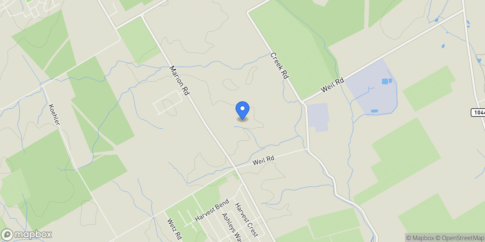Map showing 4025 Marion, Seguin, Texas, United States.