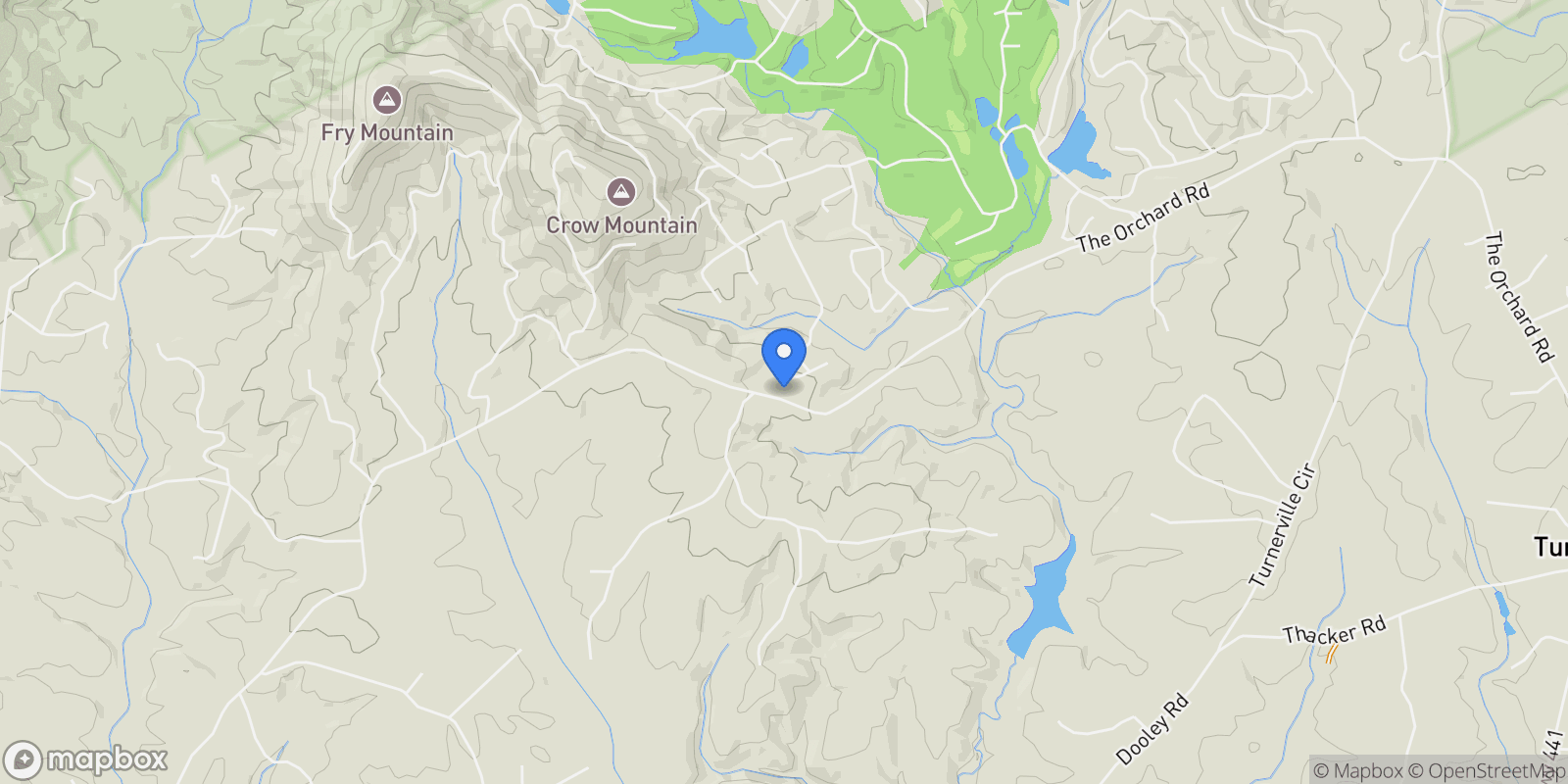 Map showing 162 Northern Spy Drive, Clarkesville, Georgia, United States.