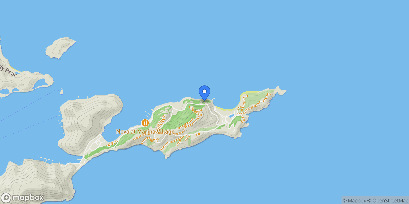 Map showing Villa Maronti, Oil Nut Bay, Virgin Gorda, VG VG 1150, Virgin Gorda, Virgin Gorda, British Virgin Islands.