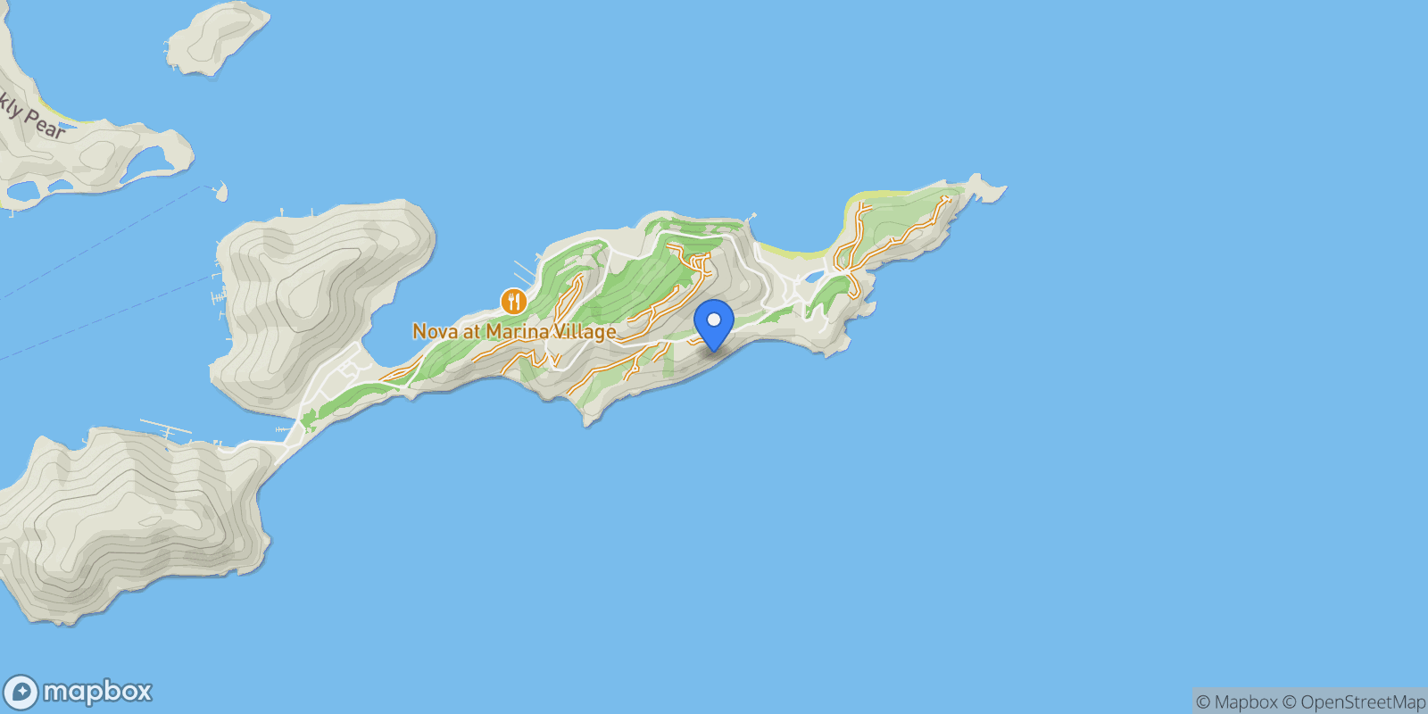 Map showing Boulder Homesite 3, Oil Nut Bay, VG VG1150, Spanish Town, Virgin Gorda, British Virgin Islands.