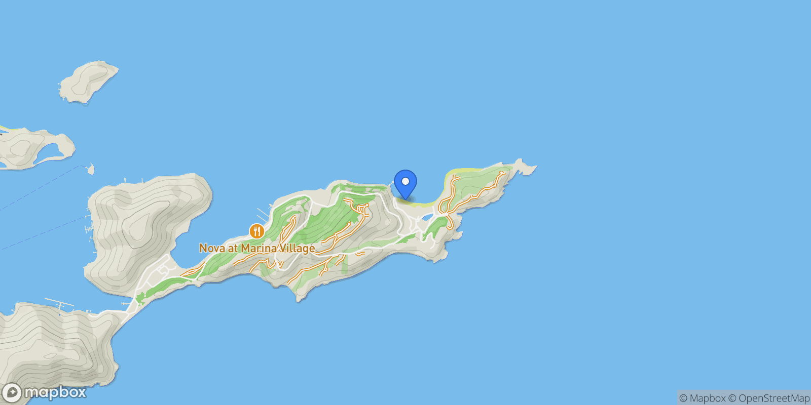 Map showing Cheemaun Oil Nut Bay, Virgin Gorda, VG 1150, Virgin Gorda, Virgin Gorda, British Virgin Islands.