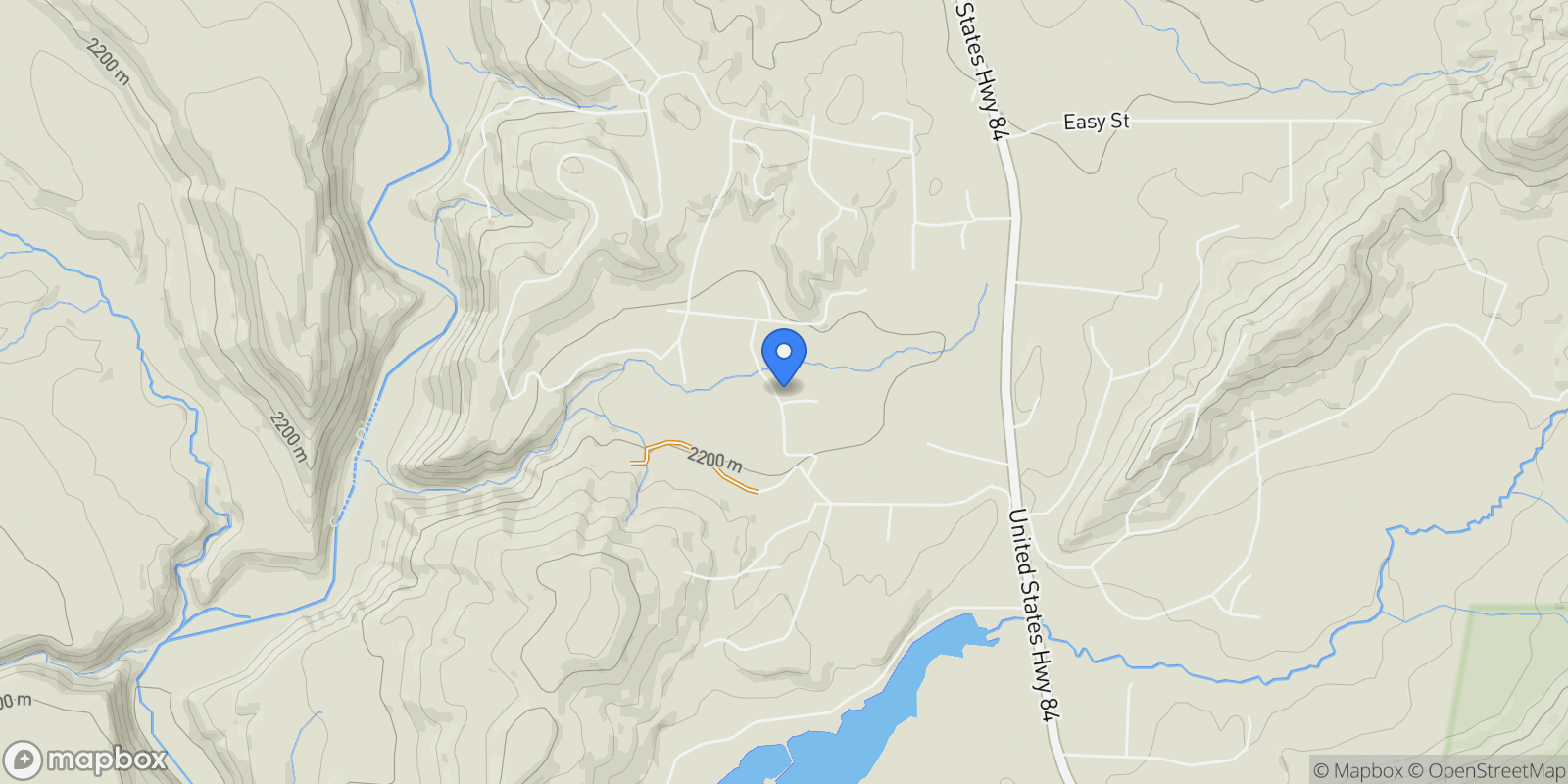 Map showing 60 Clover Lane, Pagosa Springs, Colorado, United States.