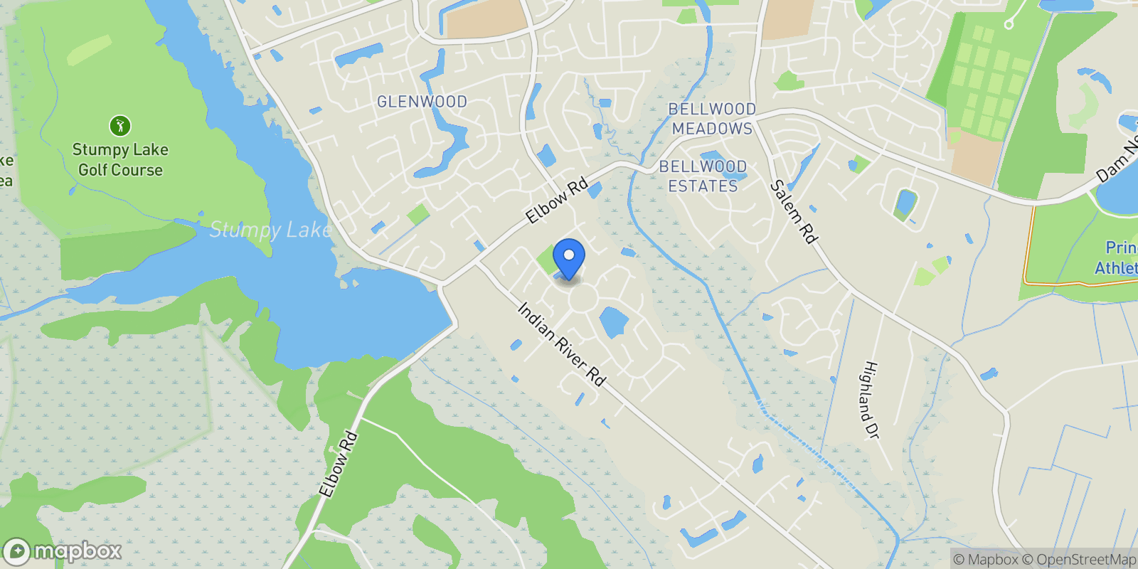 Map showing 4372 Hillcrest Farms Cir, Virginia Beach, VA 23456, Virginia Beach, Virginia, United States.