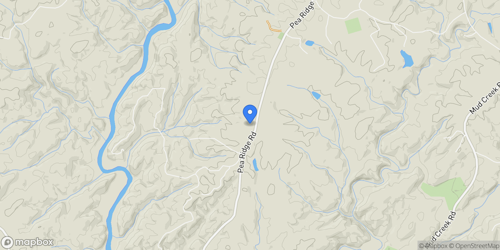 Map showing 8275 Pea Ridge Road, Cornelia, Georgia, United States.