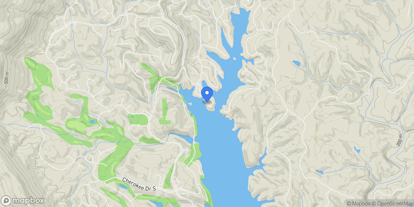Map showing 219 narrows Drive, Waleska, Georgia, United States.