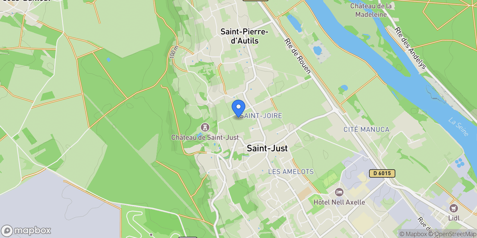Map showing La Chapelle-Longueville, Normandy, France.