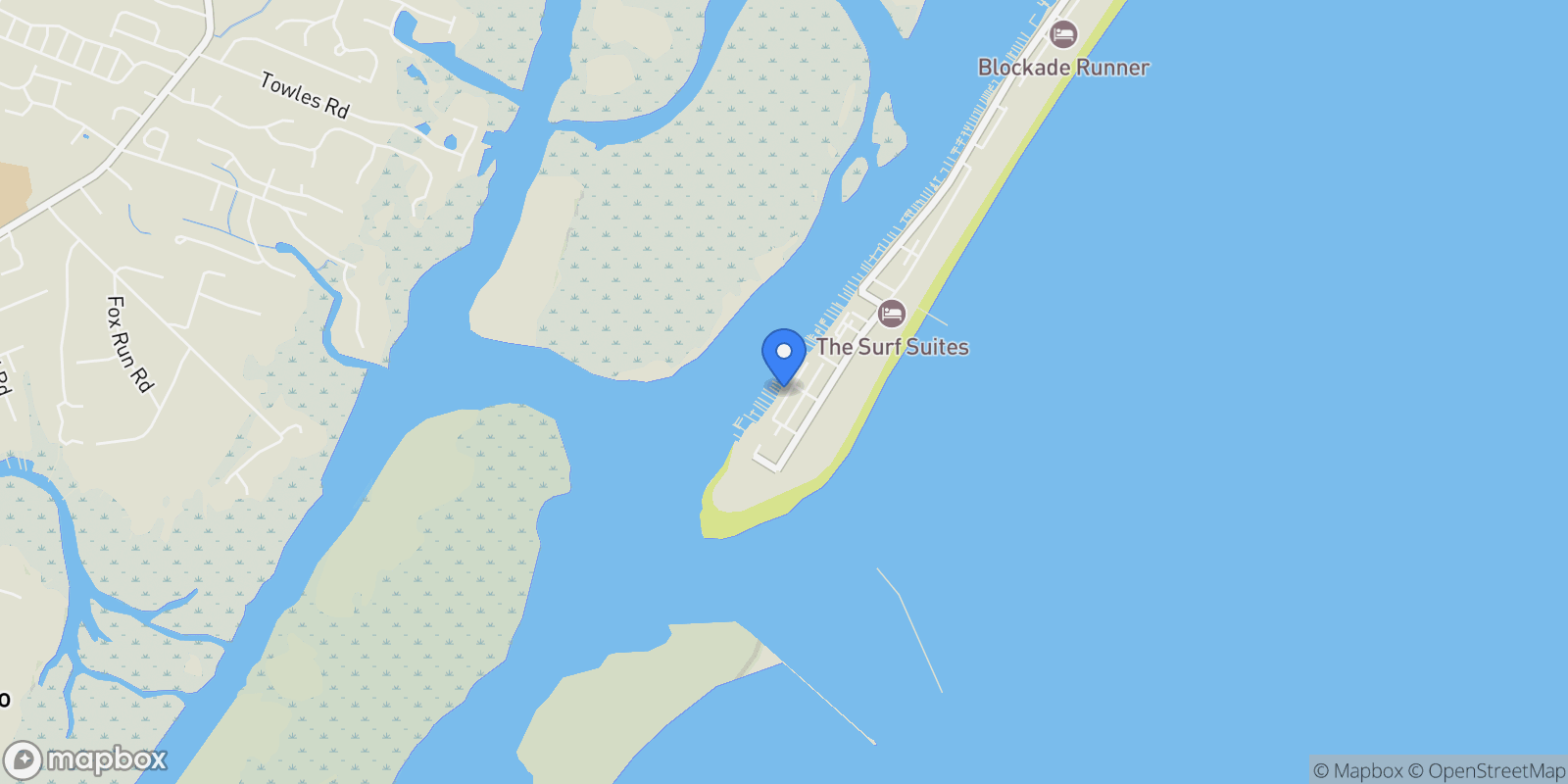 Map showing 306 Water Street , Wrightsville Beach, NC 28480, Wrightsville Beach, North Carolina, United States.