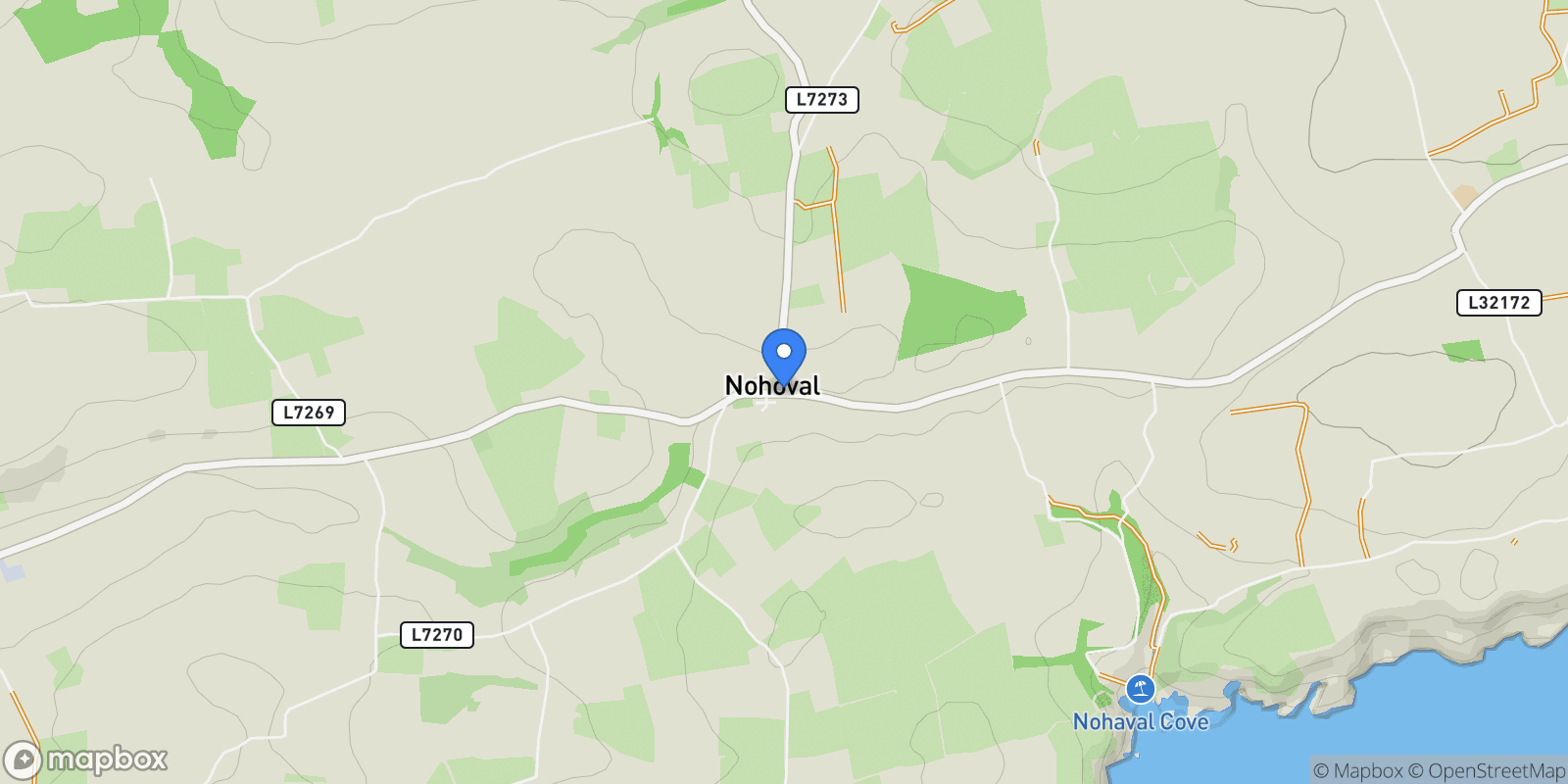 Map showing The Mill & Barn Nohoval, Cork, CO P17 EY88, Nohoval, County Cork, Ireland.