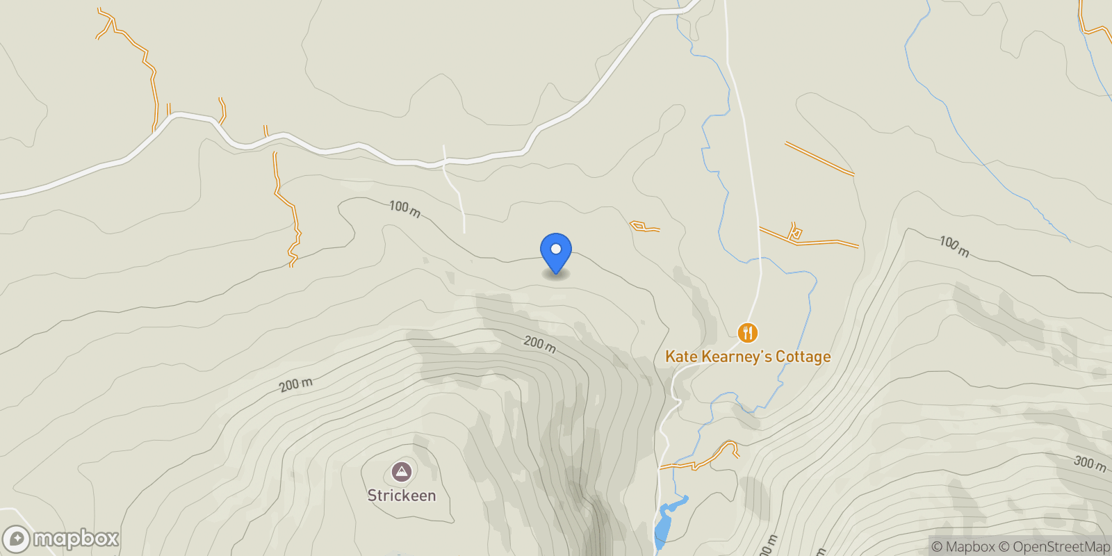Map showing Alder Dunloe Upper Beaufort, Killarney, KY V93 NN84, Beaufort, County Kerry, Ireland.