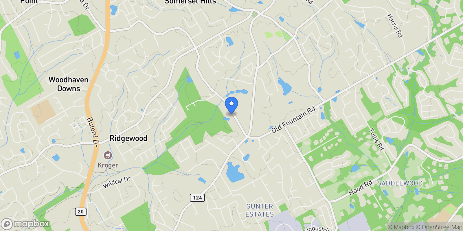 Map showing Lawrenceville, Georgia, United States.