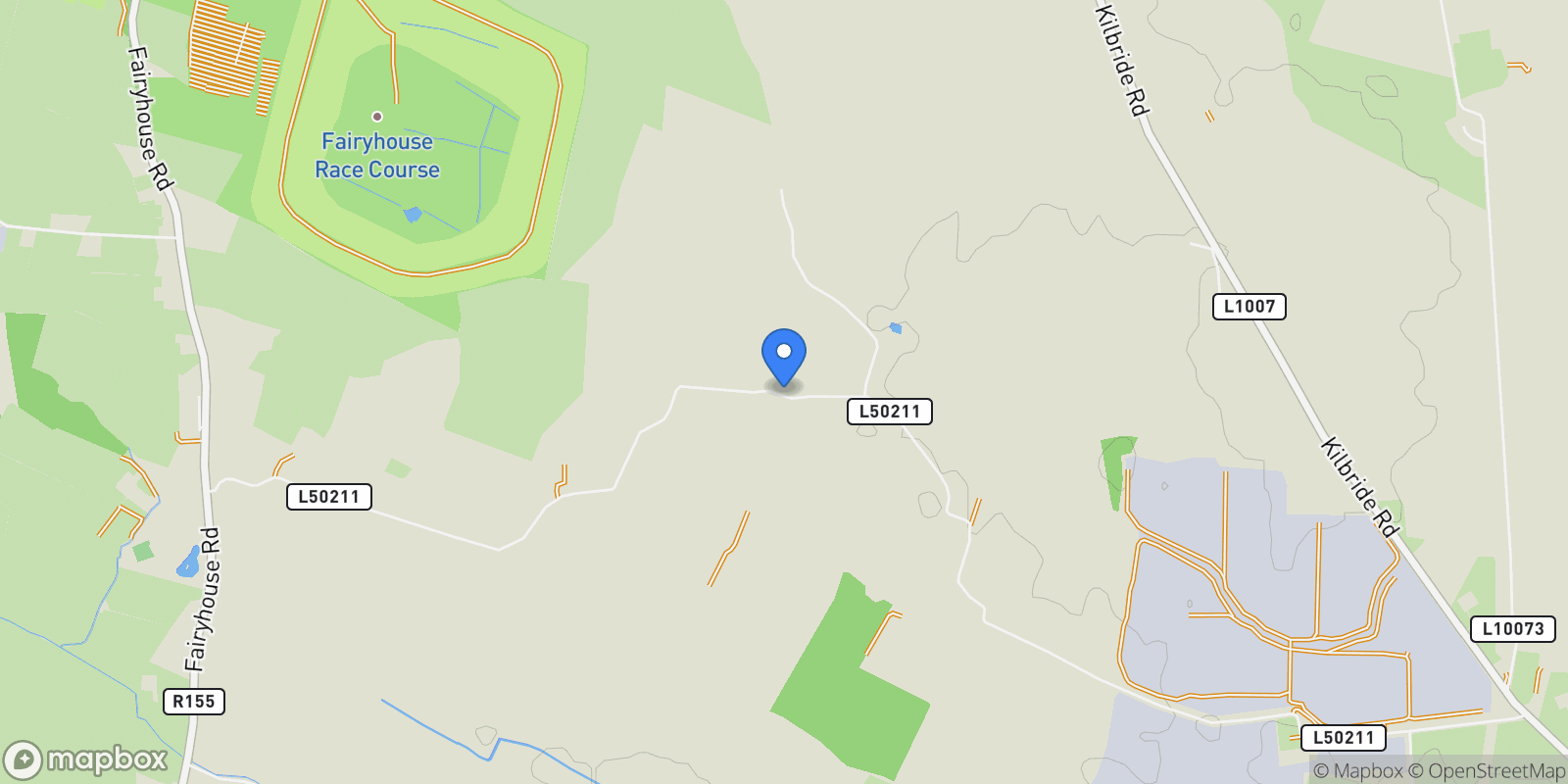 Map showing Land At Mullinam, Ratoath, Co. Meath, Ratoath, County Meath, Ireland.