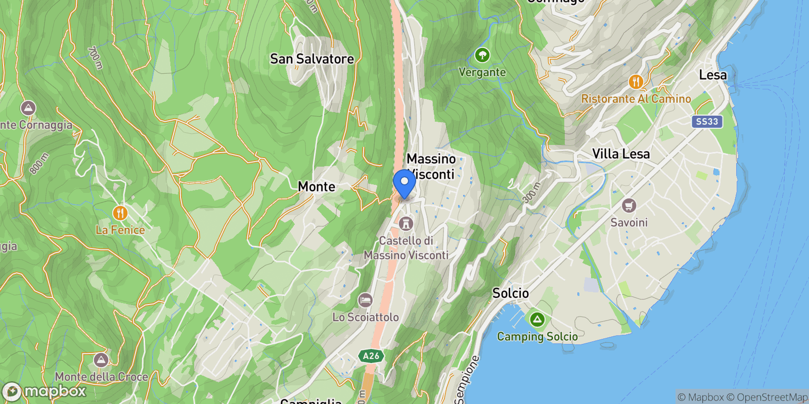Map showing 28040 Massino Visconti, Province of Novara, Italy, Massino Visconti, Piedmont, Italy.