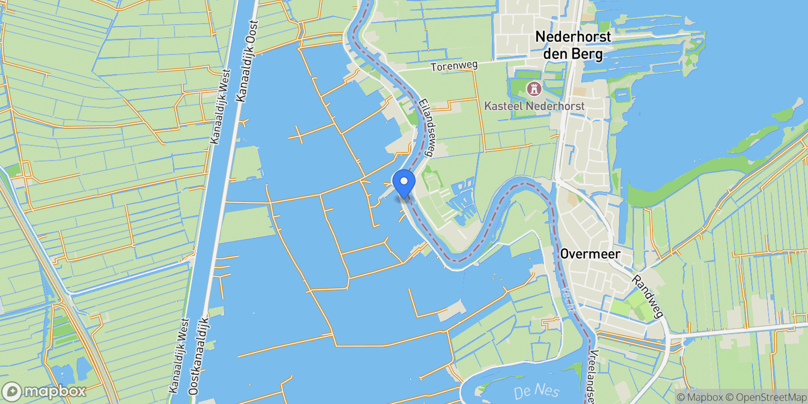 Map showing Vreelandseweg 99, Nigtevecht, Utrecht, Netherlands.