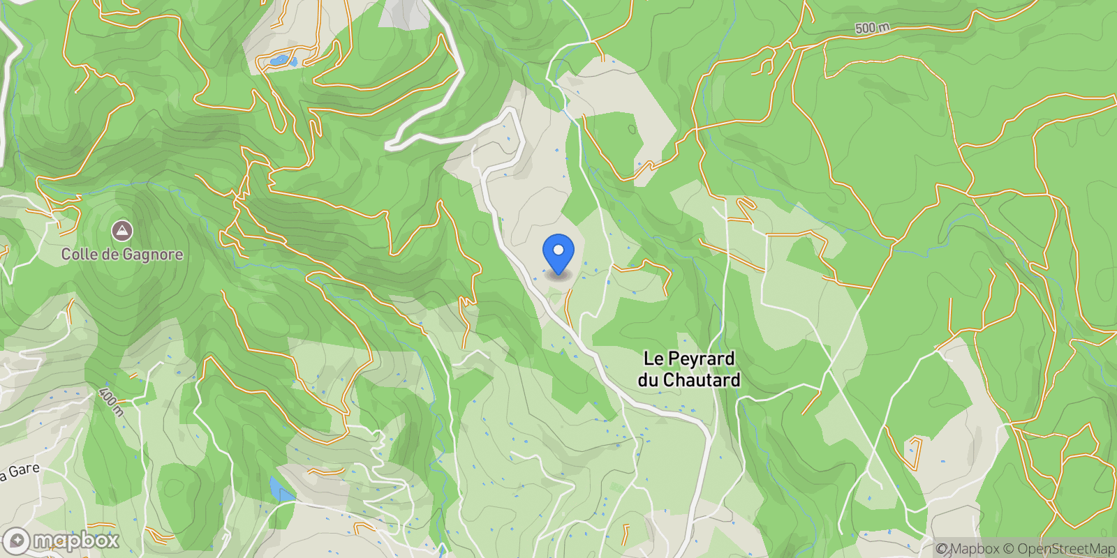 Map showing Fayence, Provence-Alpes-Côte d'Azur, France.