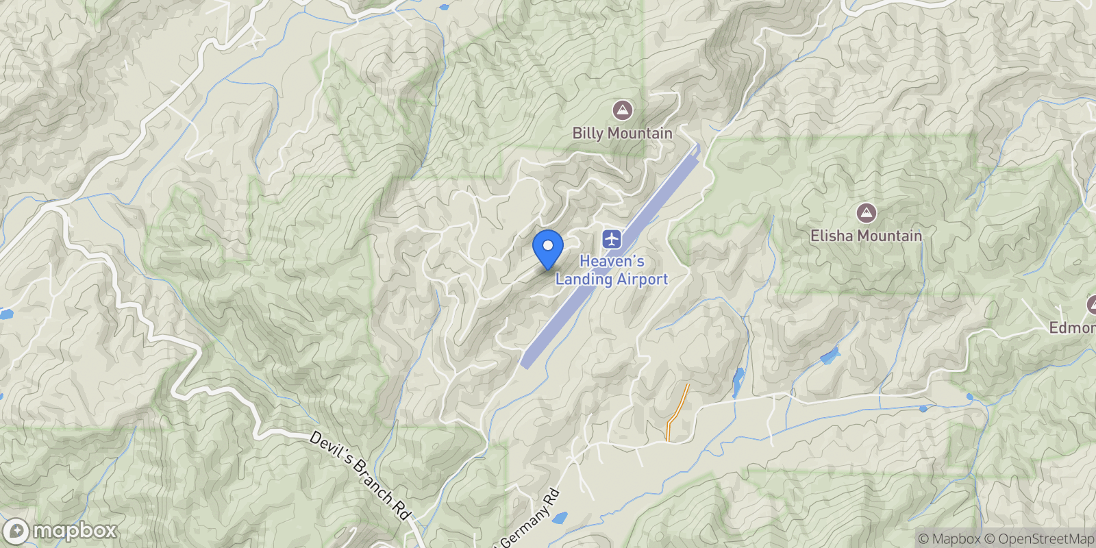 Map showing Clayton, Georgia, United States.