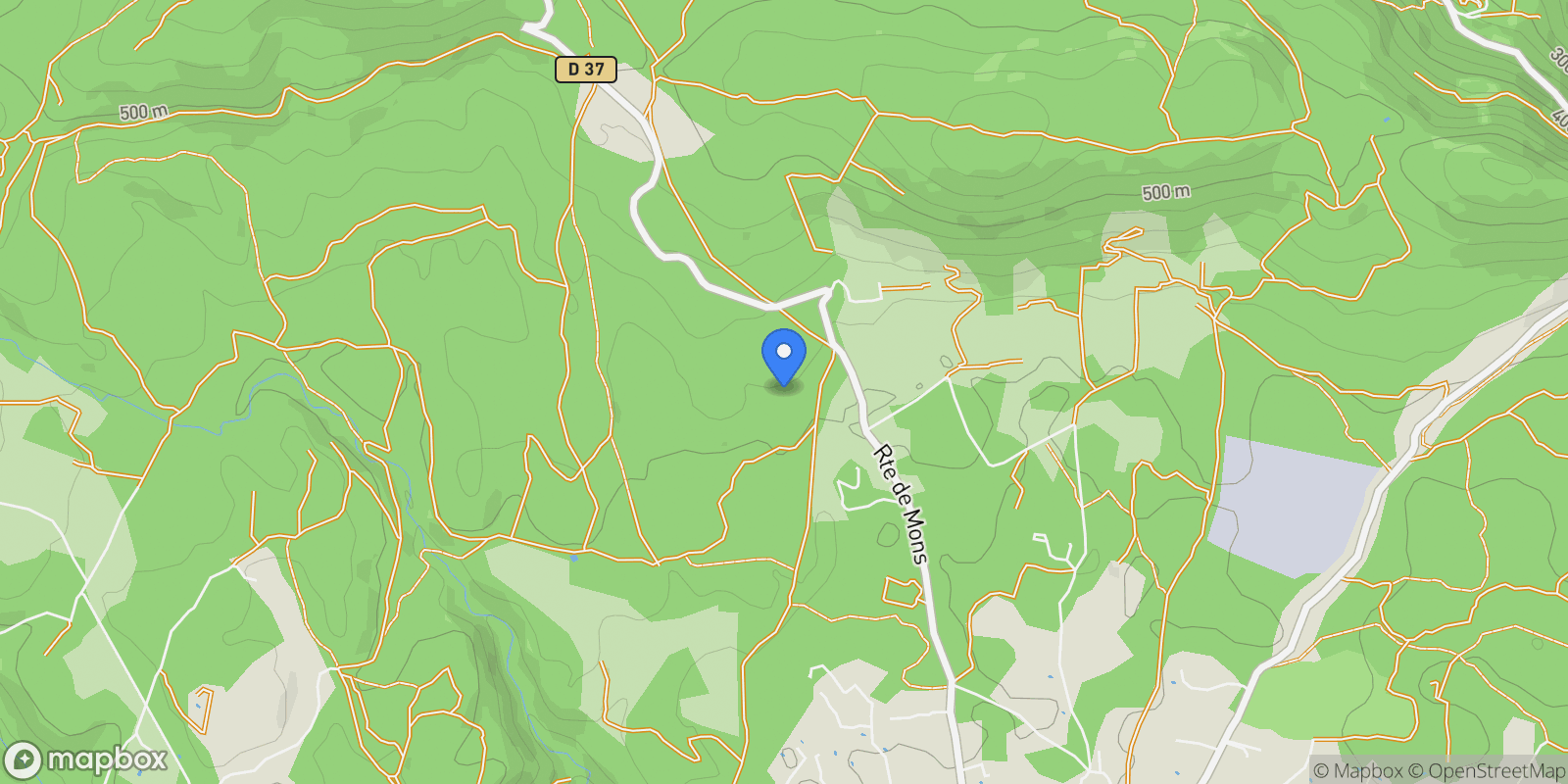 Map showing Montauroux, Provence-Alpes-Côte d'Azur, France.