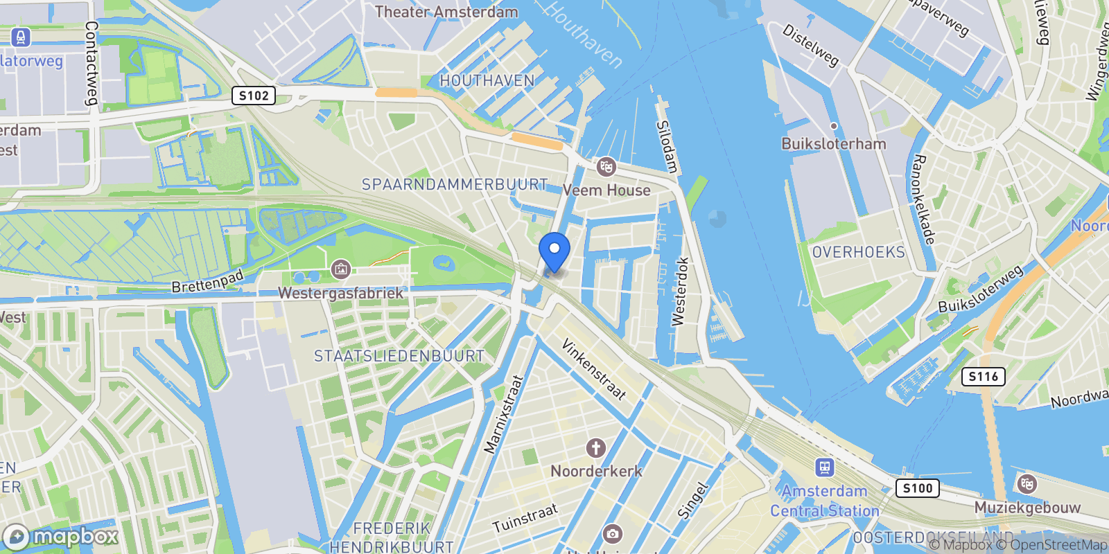 Map showing Schiemanstraat 10, Amsterdam, North Holland, Netherlands.
