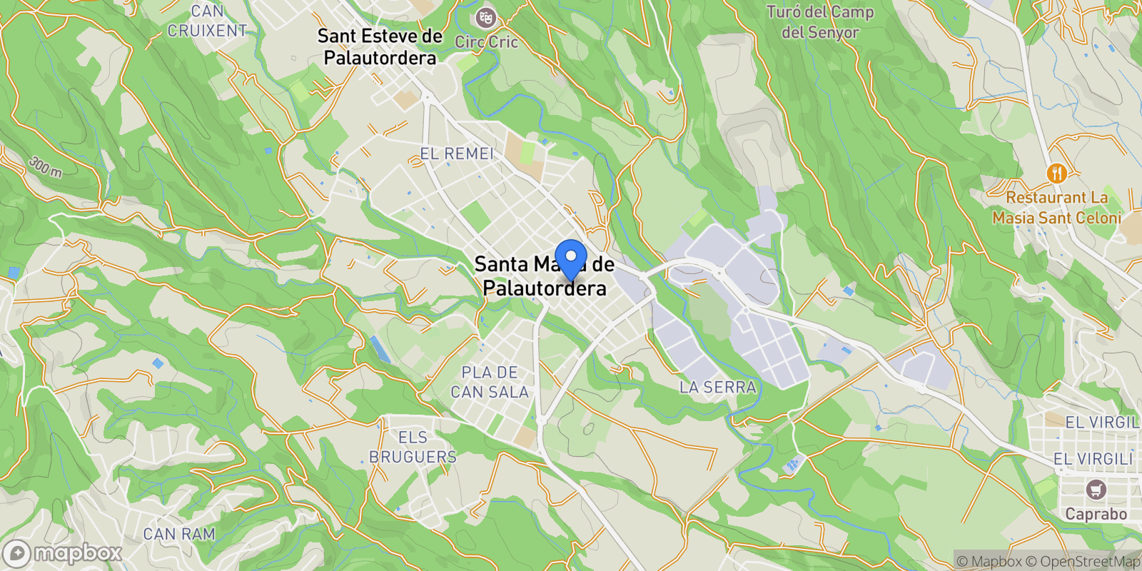 Map showing Santa Maria de Palautordera, Barcelona, Santa Maria de Palautordera, Santa Maria de Palautordera, Catalonia, Spain.