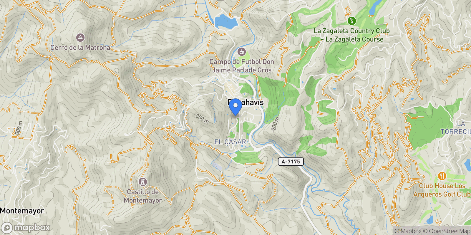 Map showing 29679 Benahavís, Málaga, Spain, Benahavis, Andalusia, Spain.