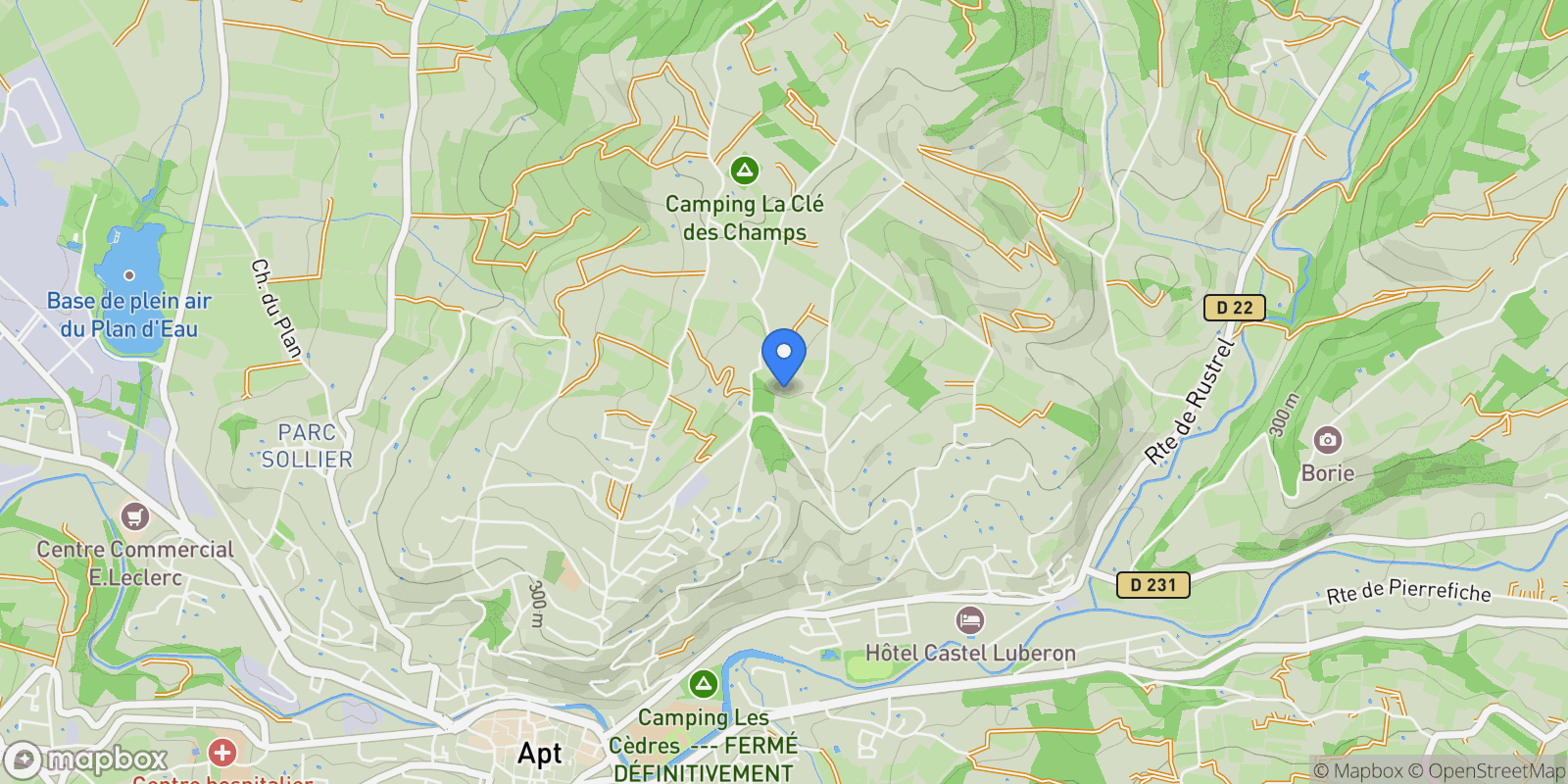 Map showing Apt, Provence-Alpes-Côte d'Azur, France.