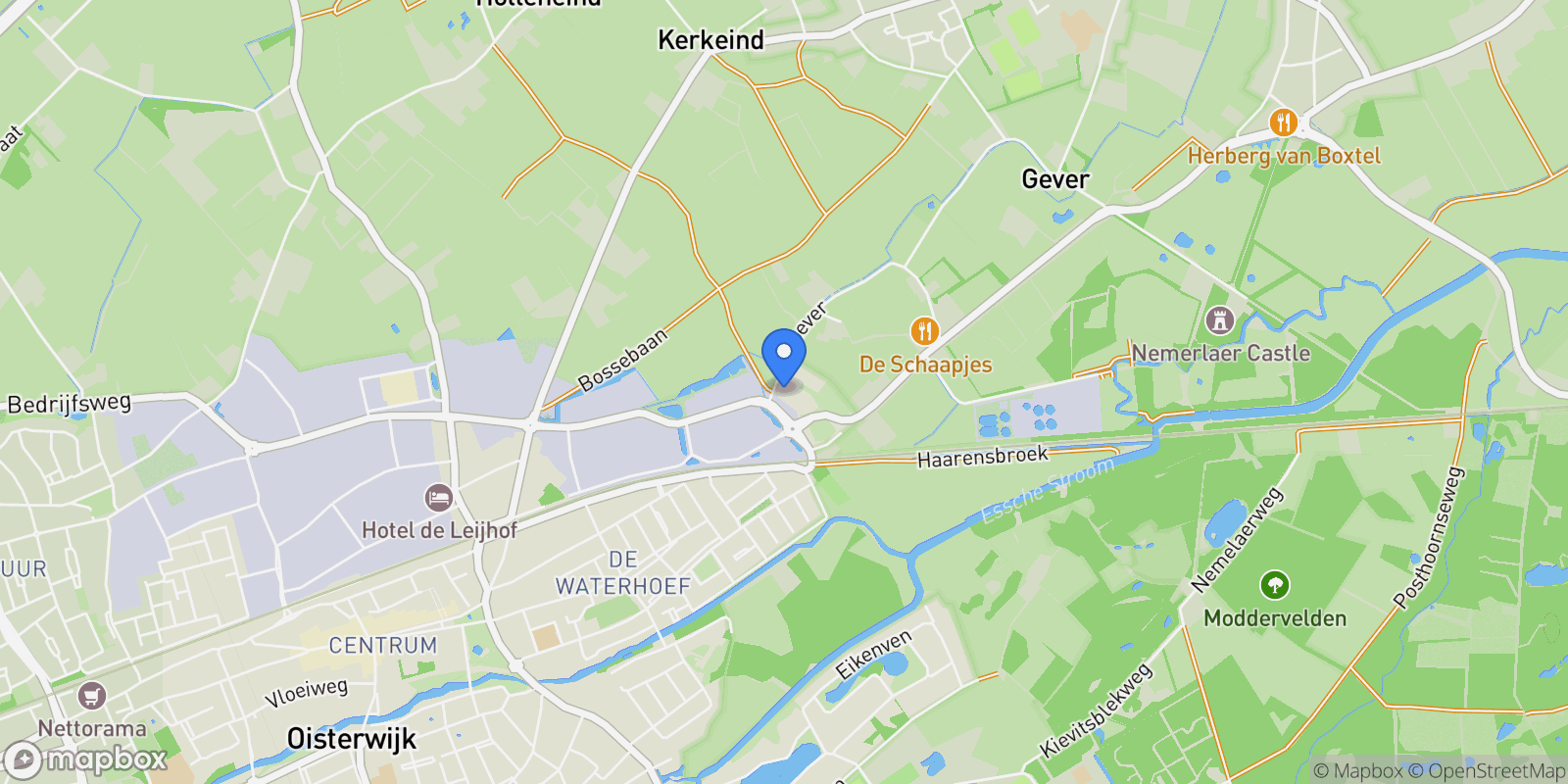 Map showing Gever 11, Haaren, North Brabant, Netherlands.