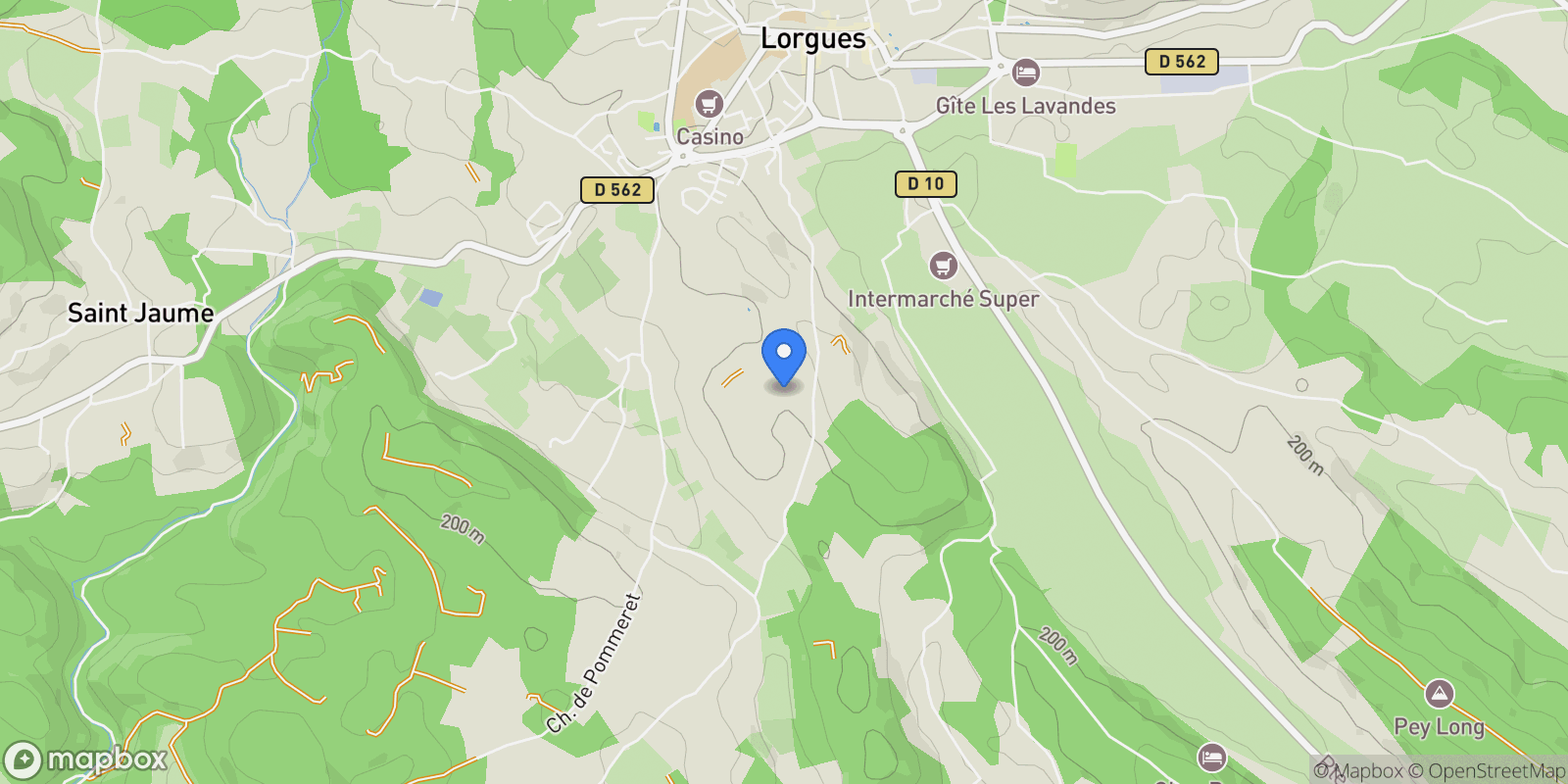 Map showing Lorgues, Provence-Alpes-Côte d'Azur, France.