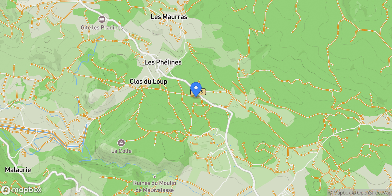Map showing Saint-Julien, Provence-Alpes-Côte d'Azur, France.