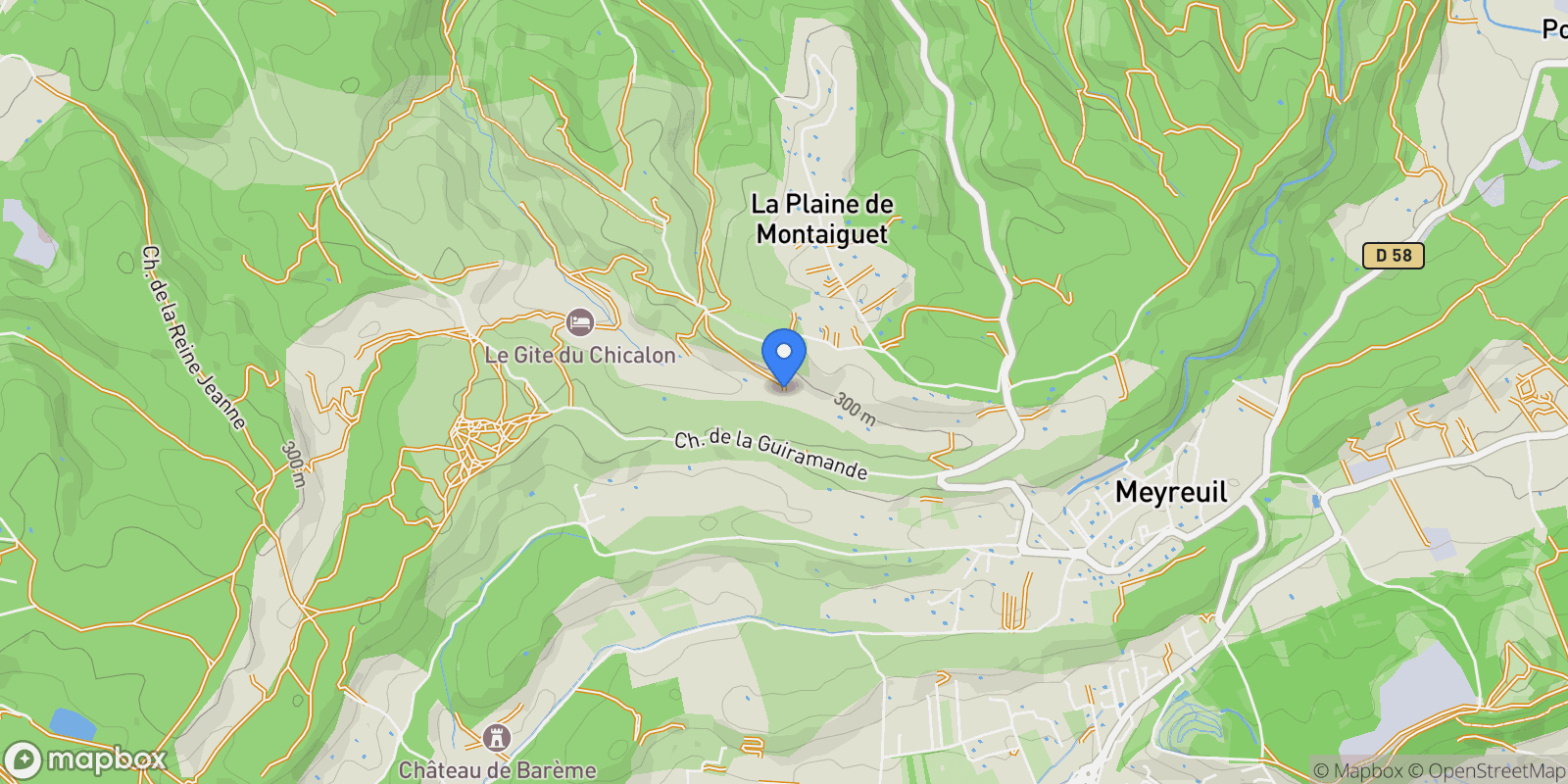 Map showing Meyreuil, Provence-Alpes-Côte d'Azur, France.