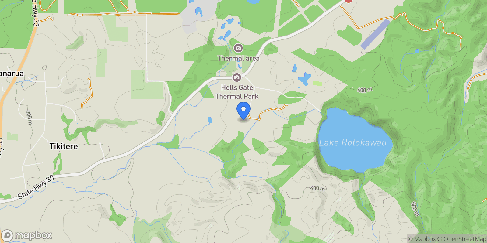 Map showing 37 Burwood Road Tikitere, Rotorua, BOP 3074, Rotorua, Bay of Plenty, New Zealand.
