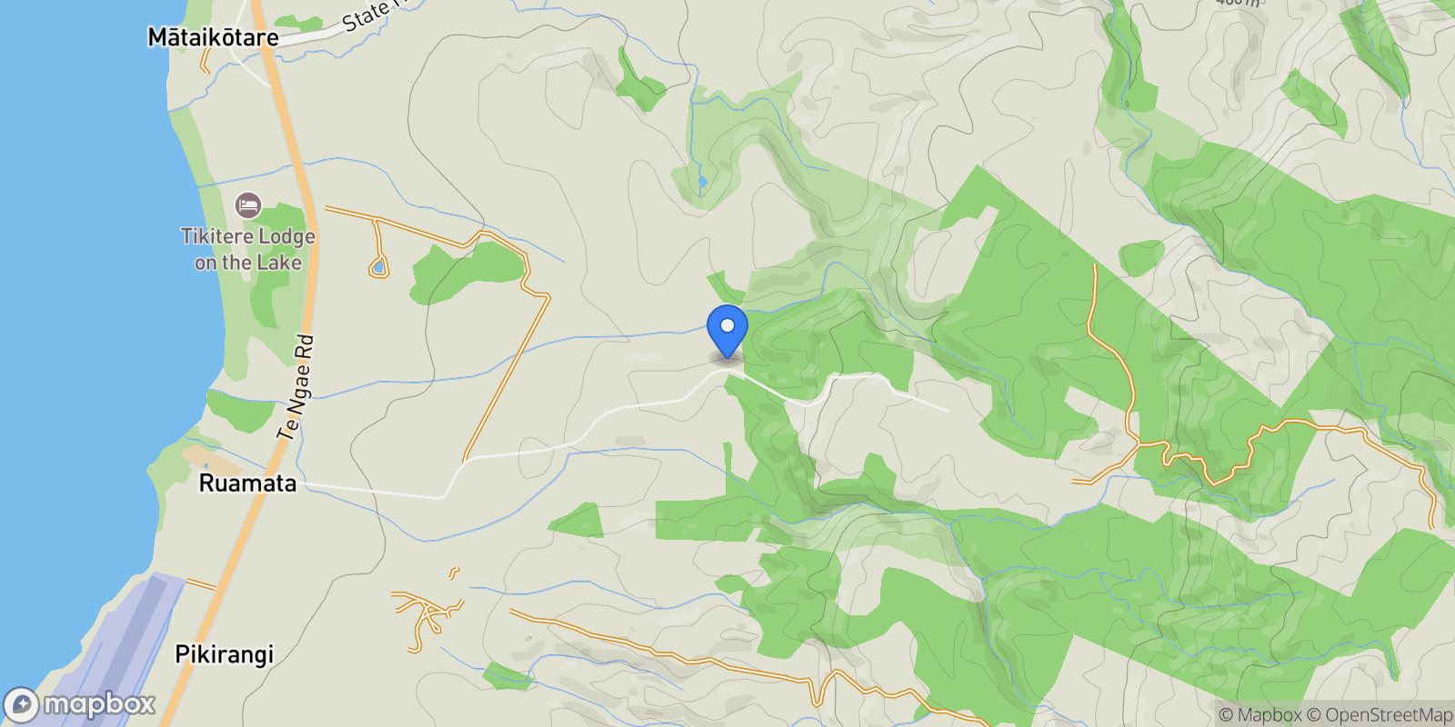 Map showing 140 Hawthornden Drive Tikitere , Rotorua, BOP 3074, Rotorua, Bay of Plenty, New Zealand.