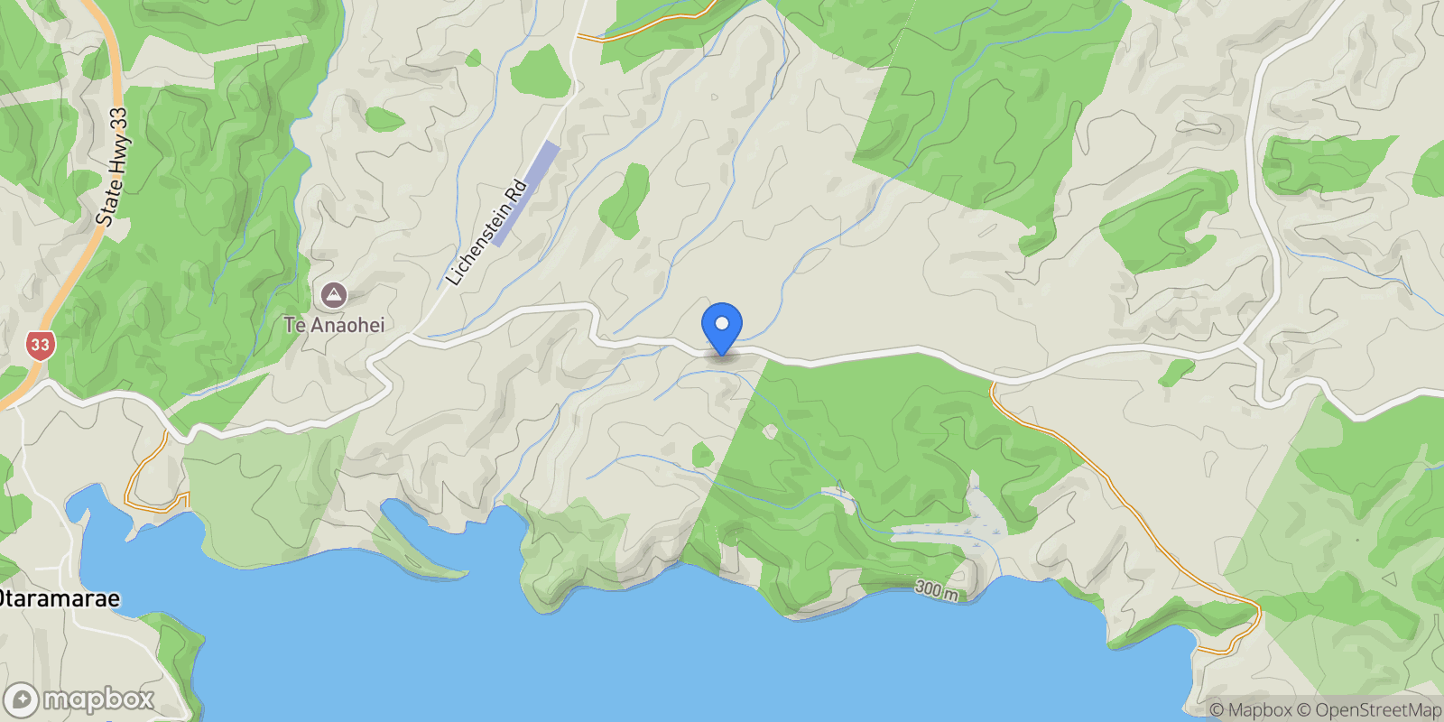 Map showing 364 Maniatutu Road Okere Falls, Rotorua, HKB 3074, Rotorua, Bay of Plenty, New Zealand.