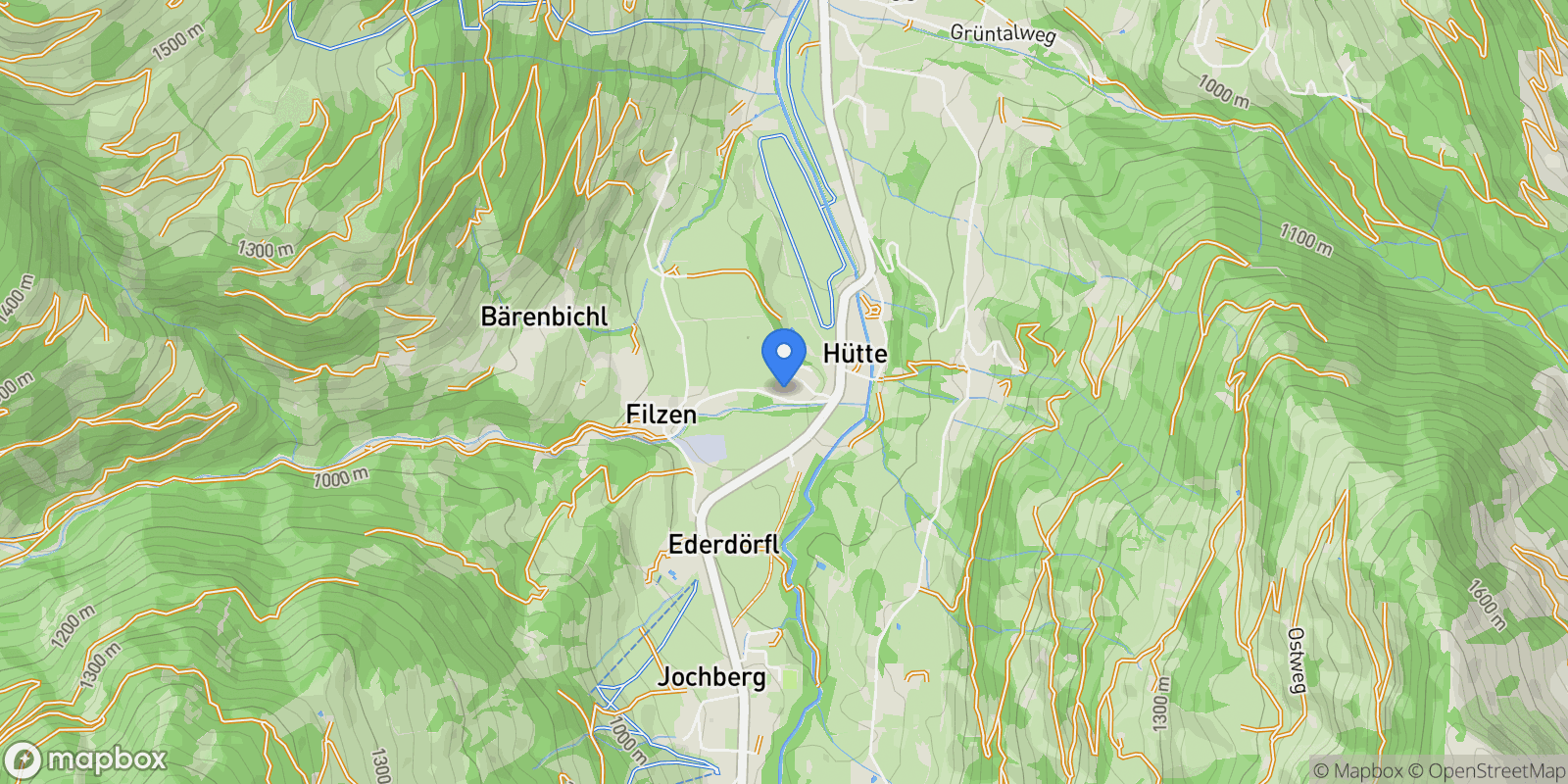 Map showing Saukaserweg, Jochberg, Tyrol, Austria.