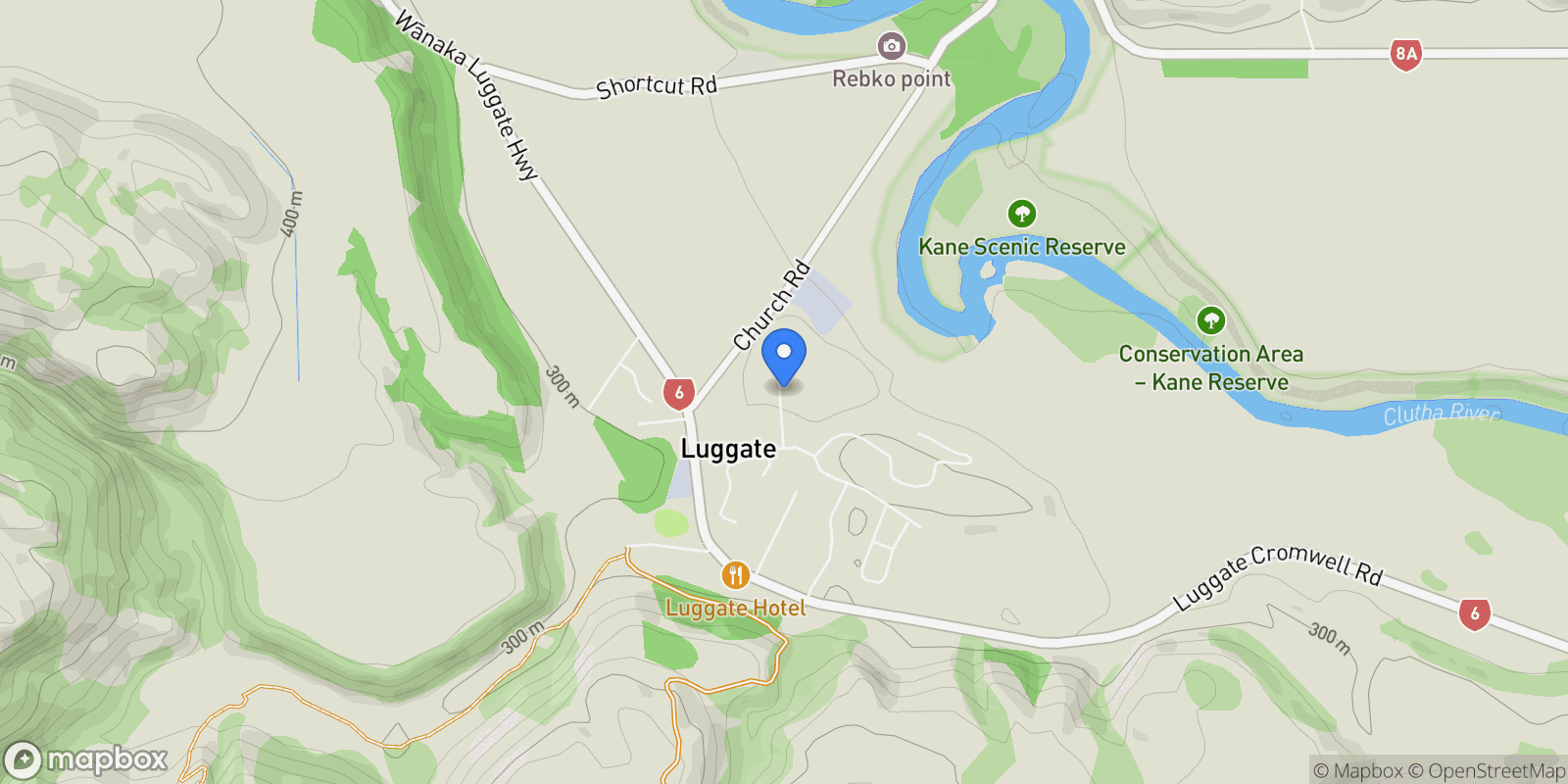 Map showing 26 Harris Place Luggate, Wanaka, OTA 9383, Luggate, Otago, New Zealand.
