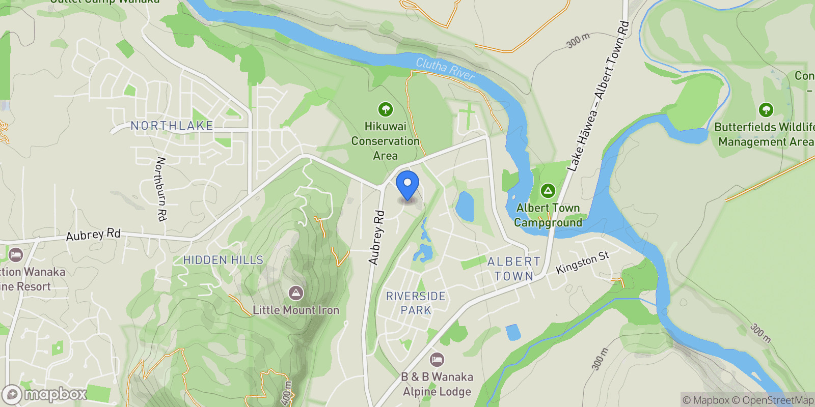 Map showing 31 Matheson Crescent Albert Town, Wanaka, OTA 9305, Albert Town, Otago, New Zealand.