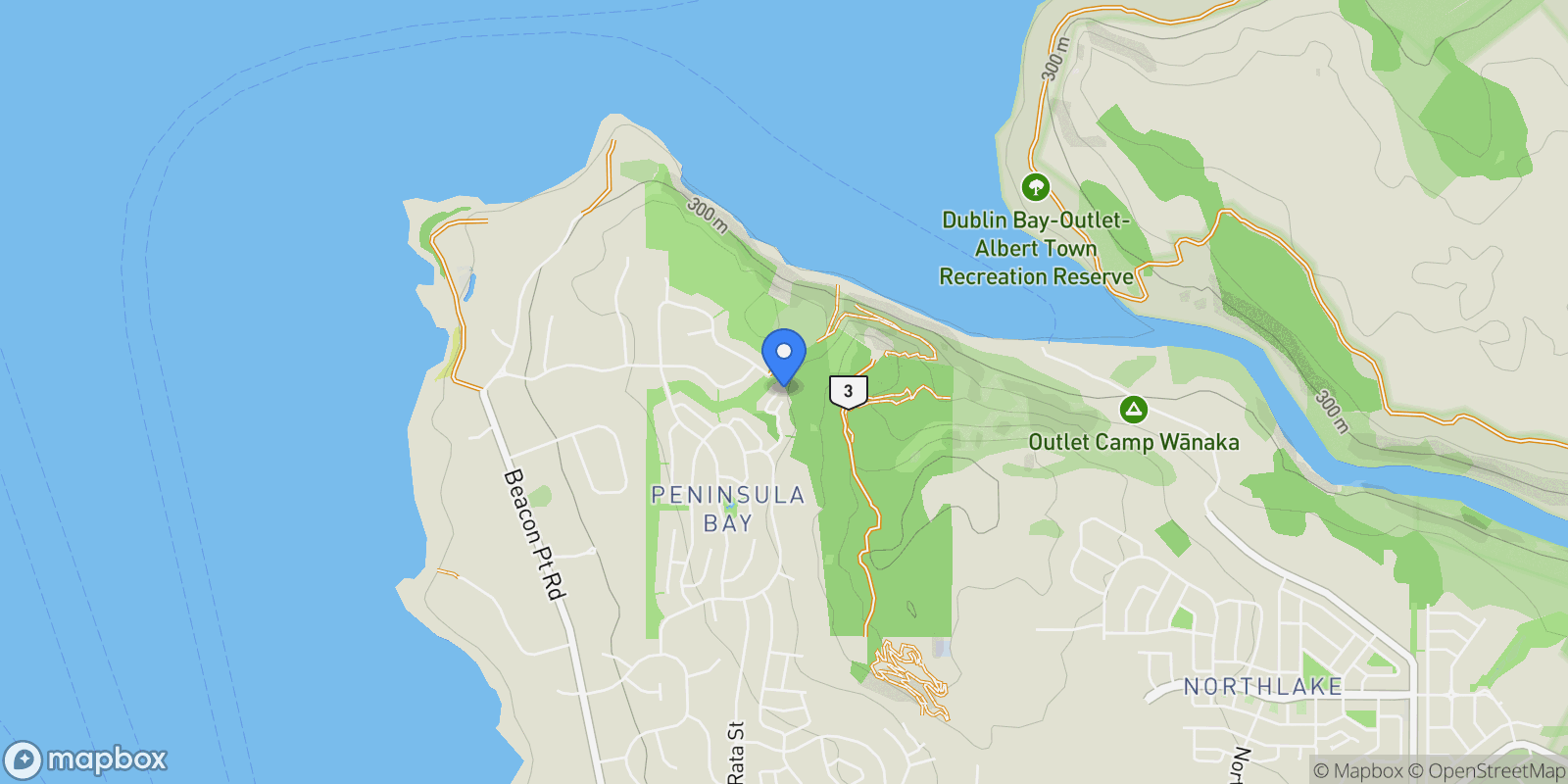 Map showing 20 Edgewood Place, Wanaka, OTA 9305, Wanaka, Otago, New Zealand.