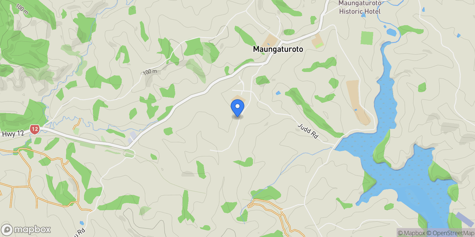 Map showing 91 Whaka Street, Maungaturoto, Kaipara, AUK, Maungaturoto, Northland, New Zealand.
