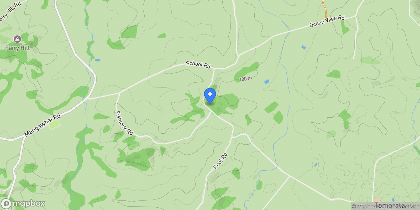 Map showing 267 School Road Te Arai, Auckland, Te Arai, Auckland, New Zealand.