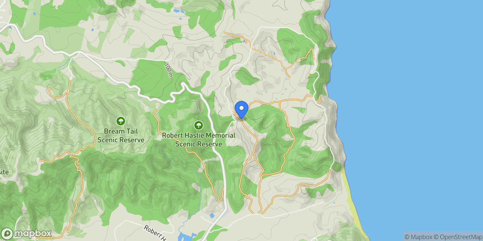 Map showing 2 Tuaraki Road, Mangawhai Heads, NTL, Mangawhai Heads, Northland, New Zealand.